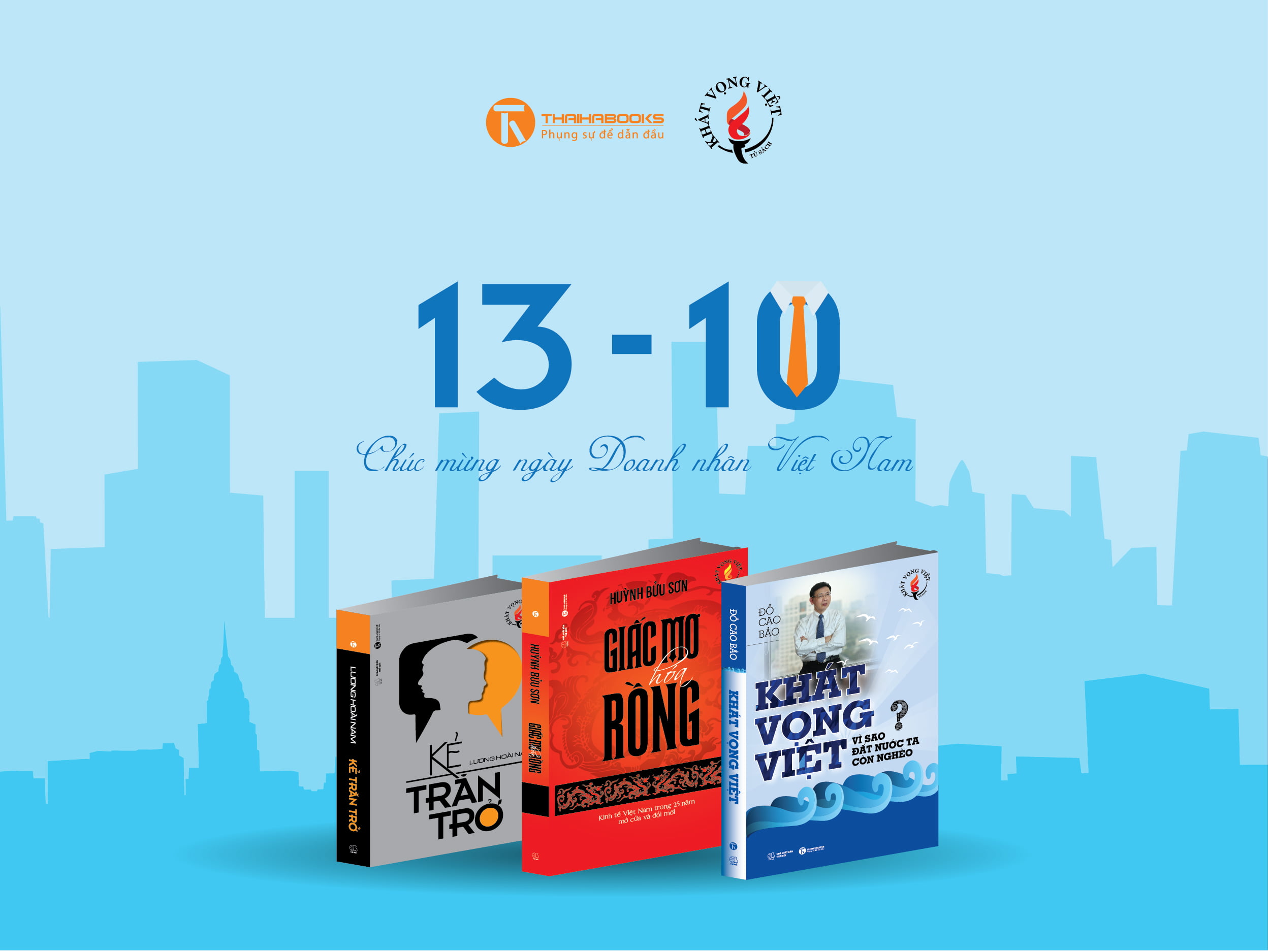 Thái Hà Books ra mắt dòng sách mới “Khát Vọng Việt