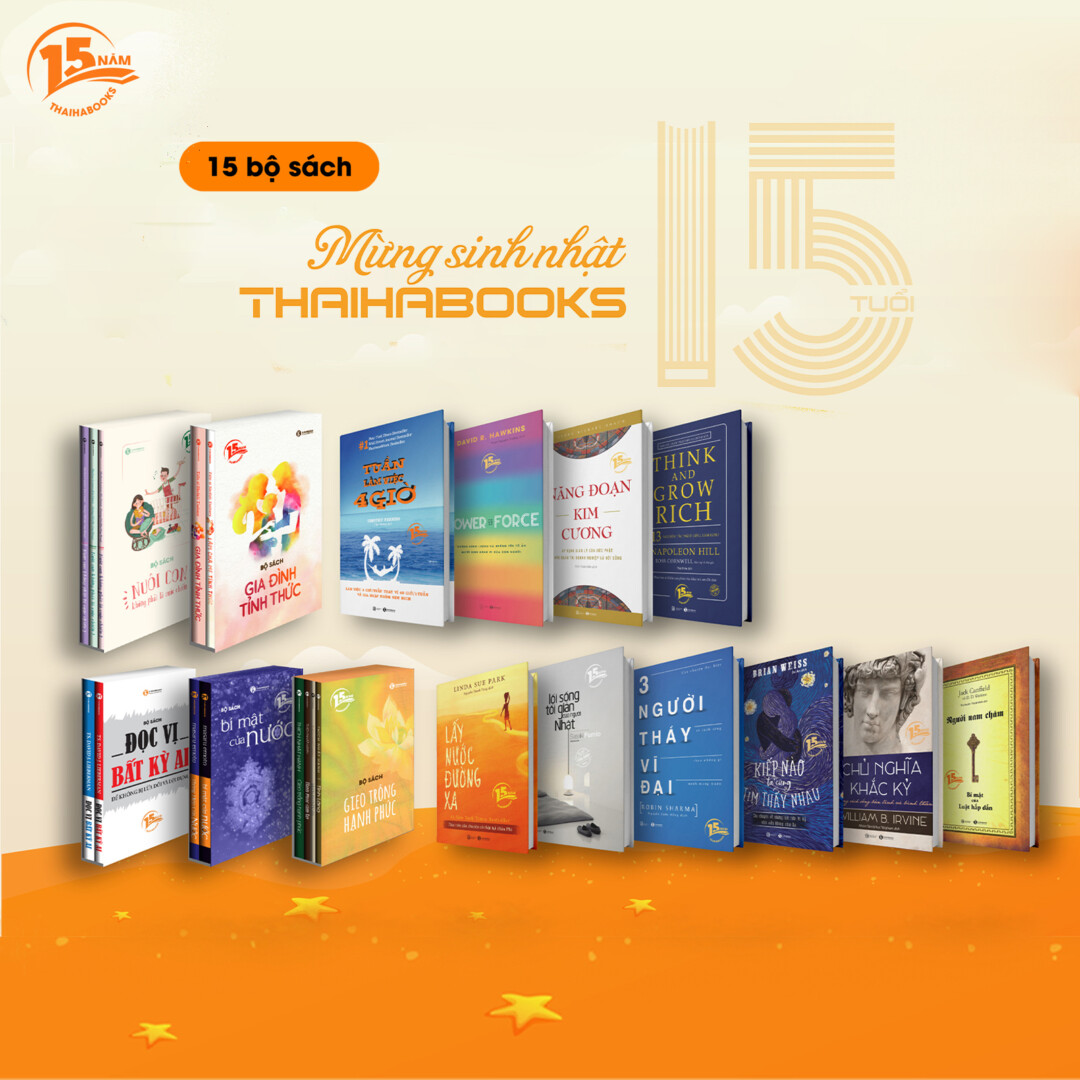 [Phiên bản 15 năm] Bộ sách Mừng sinh nhật Thái Hà Books